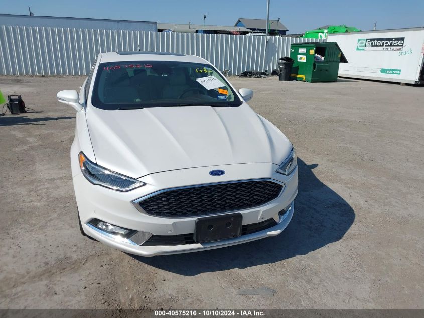 2017 FORD FUSION PLATINUM