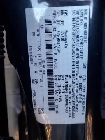 2014 FORD FOCUS TITANIUM  