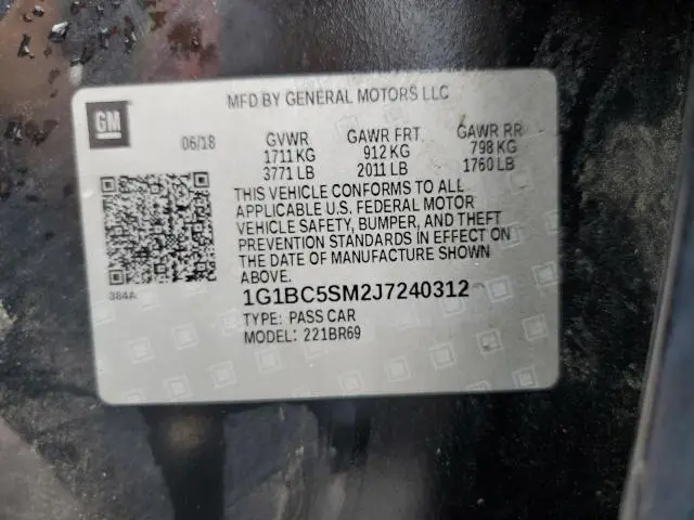 2018 CHEVROLET CRUZE LS  
