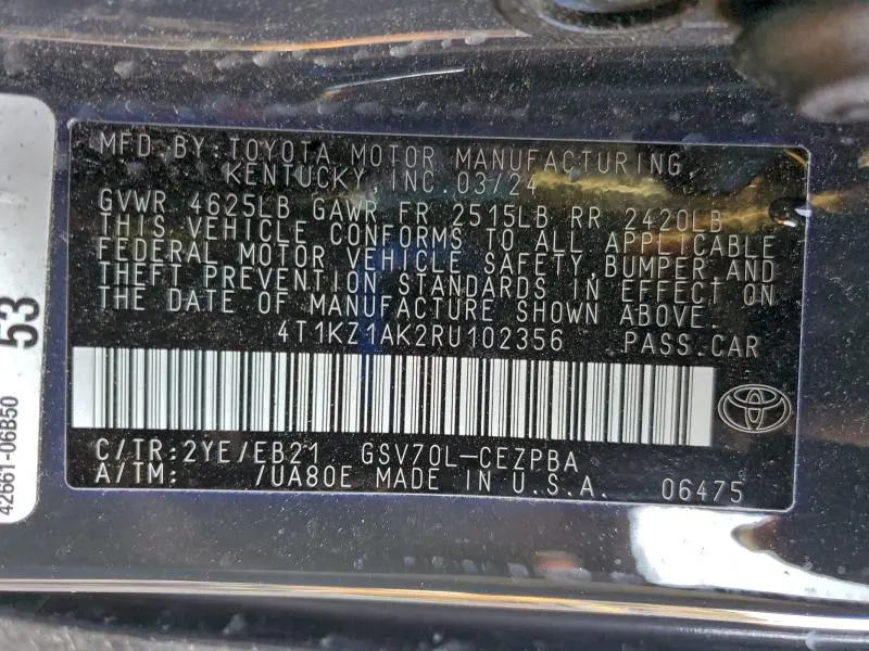 2024 TOYOTA CAMRY TRD  