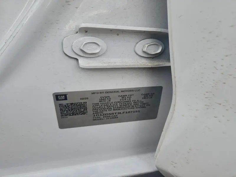 2020 CHEVROLET MALIBU LT  