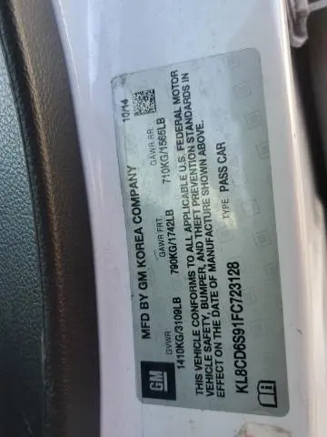 2015 CHEVROLET SPARK 1LT  