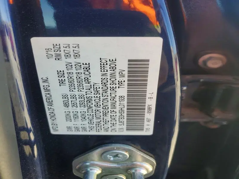 2017 ACURA RDX TECHNOLOGY  
