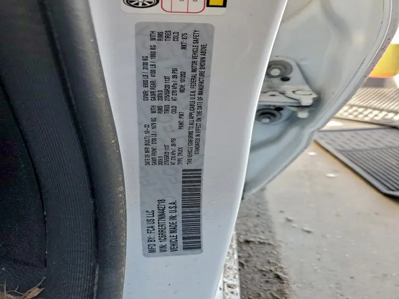 2022 RAM 1500 LARAMIE  