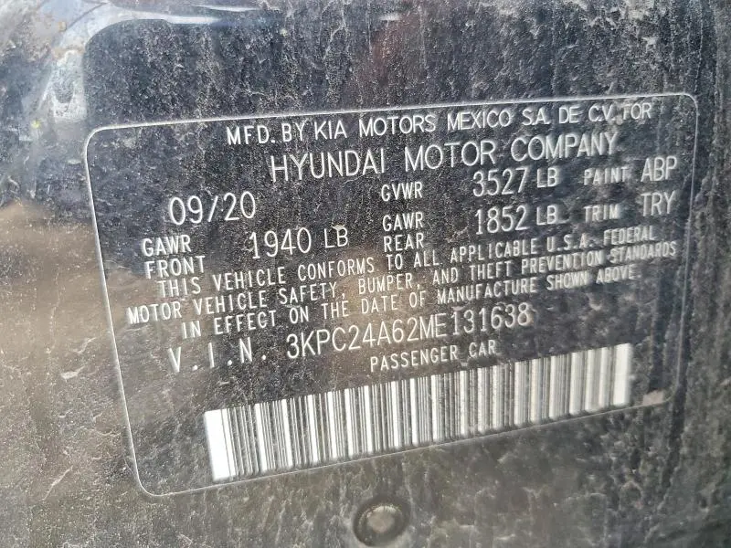 2021 HYUNDAI ACCENT SE  