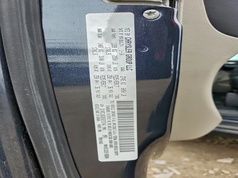 2014 CHRYSLER TOWN & COUNTRY TOURING  