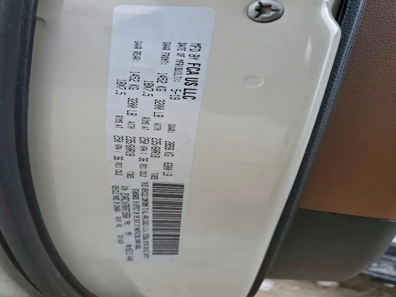 2019 CHRYSLER PACIFICA HYBRID LIMITED  