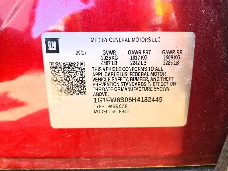 2017 CHEVROLET BOLT EV LT  