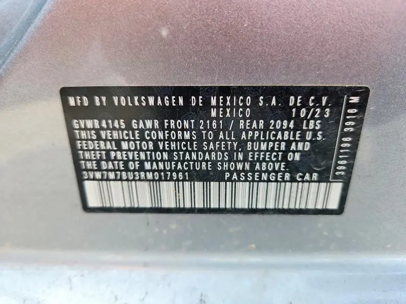 2024 VOLKSWAGEN JETTA SE  