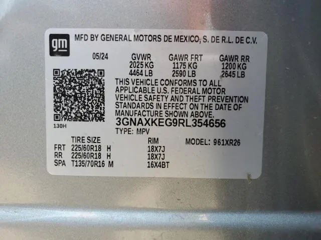 2024 CHEVROLET EQUINOX LT  