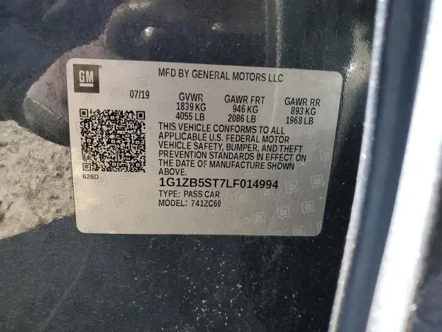 2020 CHEVROLET MALIBU LS  