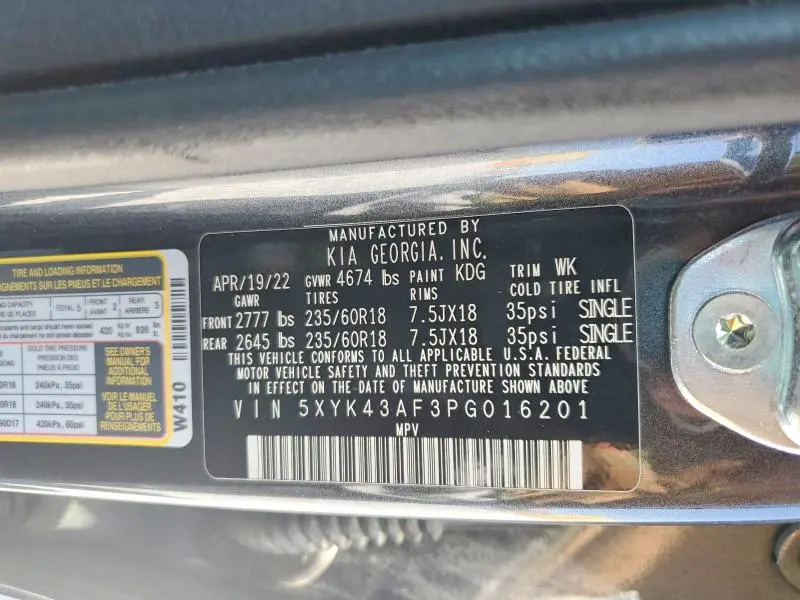 2023 KIA SPORTAGE SX  