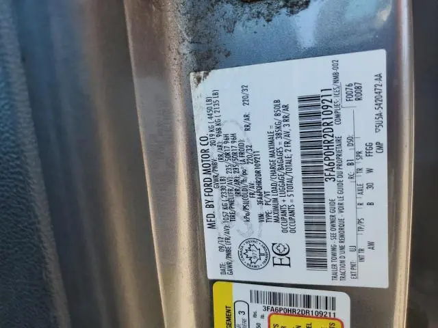 2013 FORD FUSION SE  