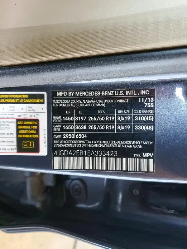 2014 MERCEDES-BENZ ML 350 BLUETEC  