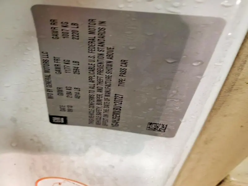 2011 BUICK LUCERNE CXL  