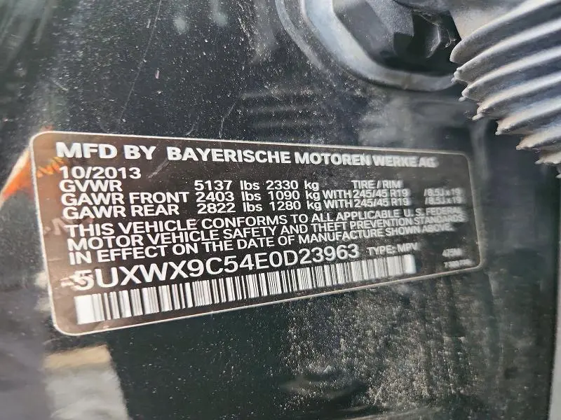 2014 BMW X3 XDRIVE28I  