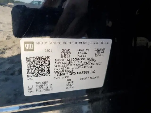 2021 CHEVROLET BLAZER 2LT  
