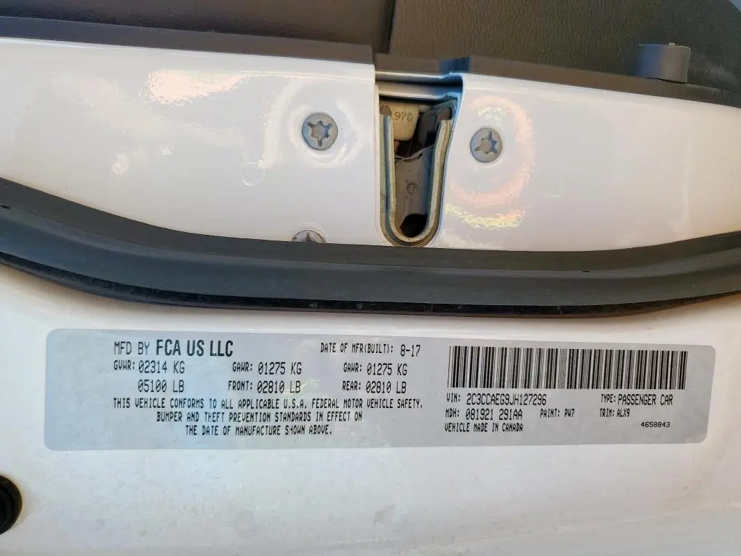 2018 CHRYSLER 300 LIMITED  