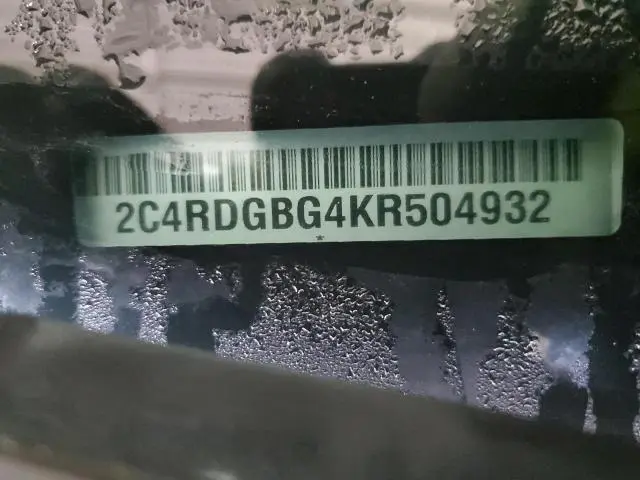 2019 DODGE GRAND CARAVAN SE  