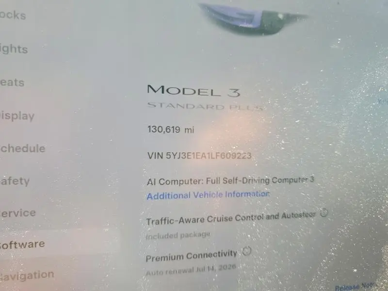 2020 TESLA MODEL 3   