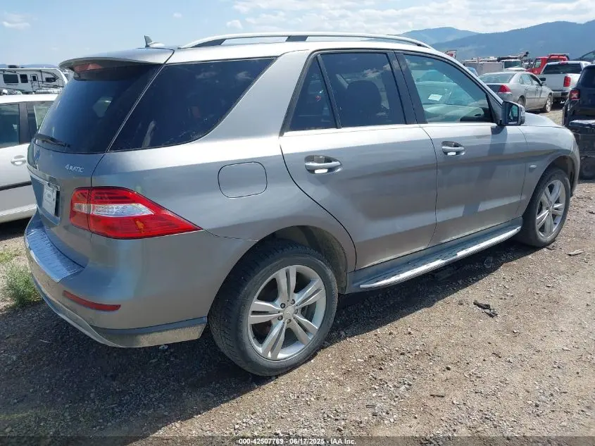 2012 MERCEDES-BENZ ML 350 4MATIC