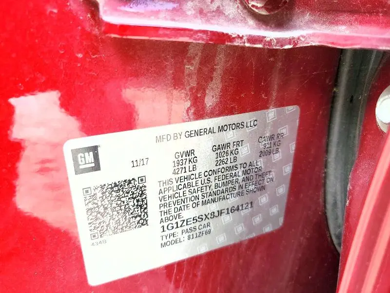 2018 CHEVROLET MALIBU PREMIER  