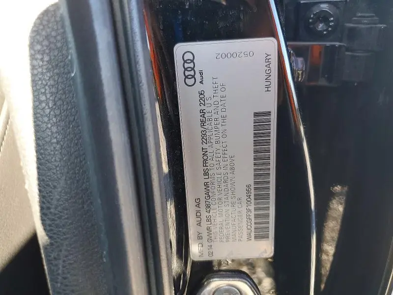 2015 AUDI A3 PREMIUM PLUS  