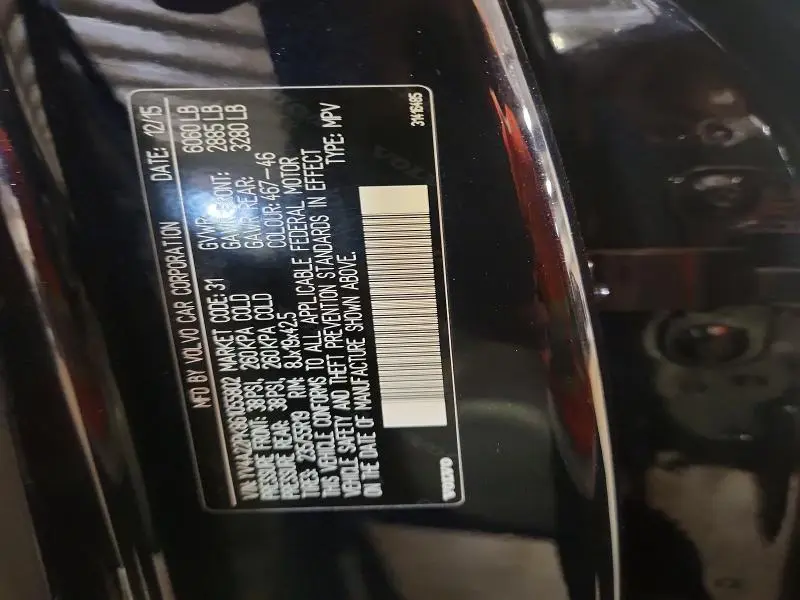 2016 VOLVO XC90 T6  