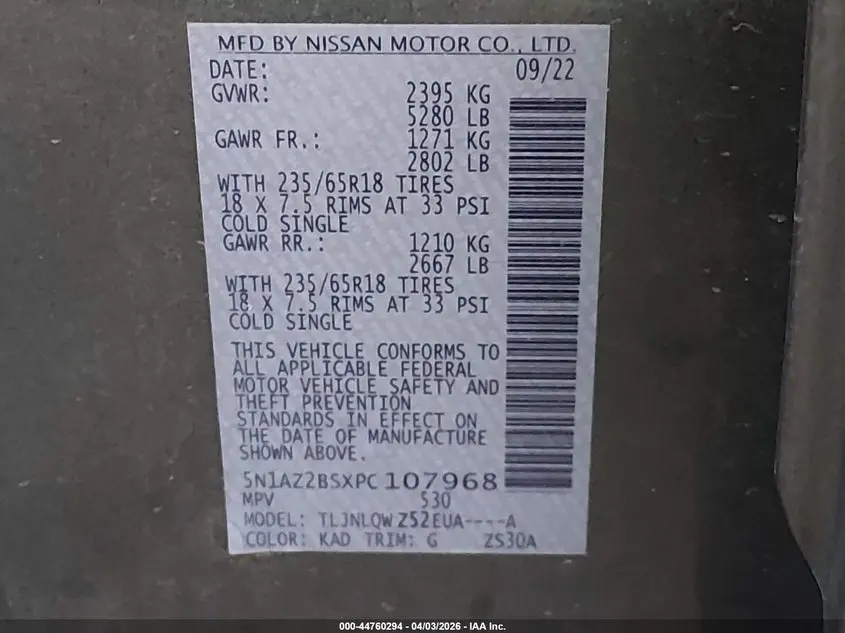 2023 NISSAN MURANO SV INTELLIGENT AWD