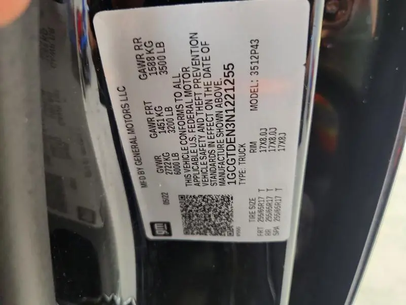 2022 CHEVROLET COLORADO Z71  