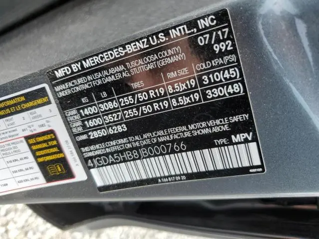 2018 MERCEDES-BENZ GLE 350 4MATIC  