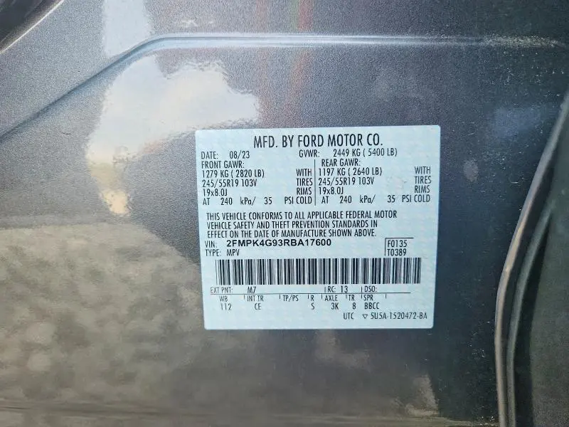 2024 FORD EDGE SE  