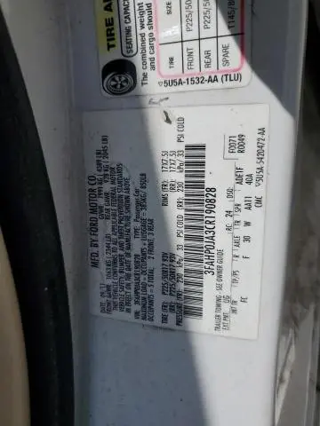 2012 FORD FUSION SEL  
