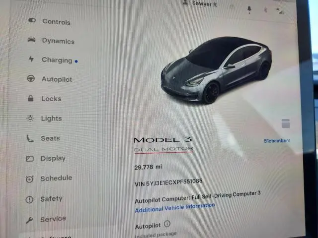 2023 TESLA MODEL 3   