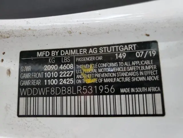 2020 MERCEDES-BENZ C 300  