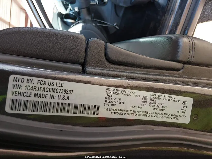 2021 JEEP GRAND CHEROKEE LAREDO E 4X2