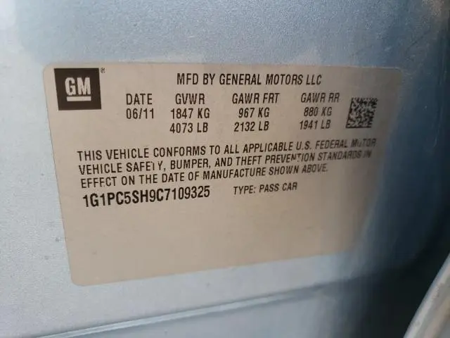 2012 CHEVROLET CRUZE LS