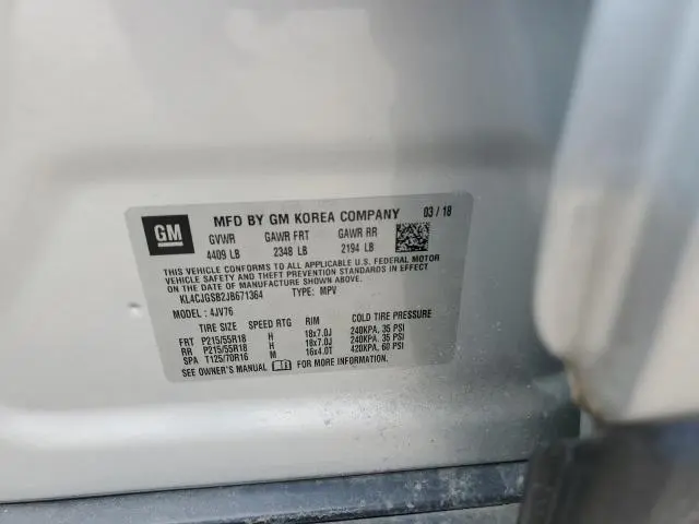 2018 BUICK ENCORE ESSENCE  
