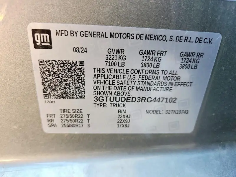 2024 GMC SIERRA K1500 SLT  