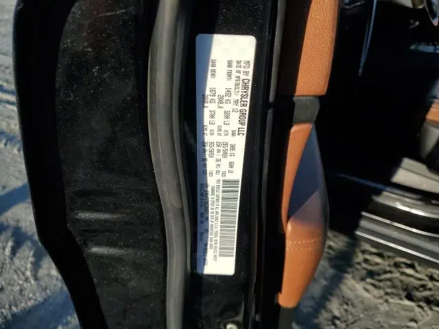 2012 JEEP GRAND CHEROKEE OVERLAND  