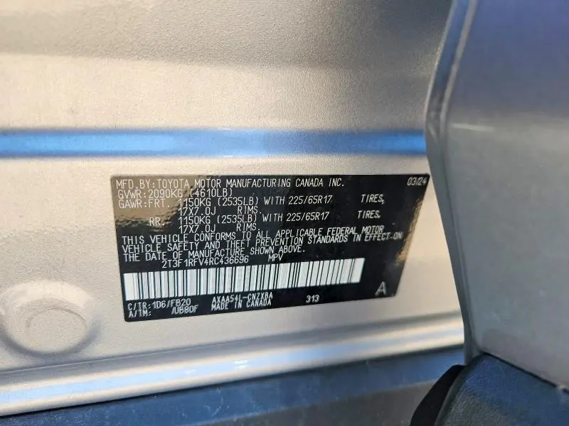 2024 TOYOTA RAV4 LE  