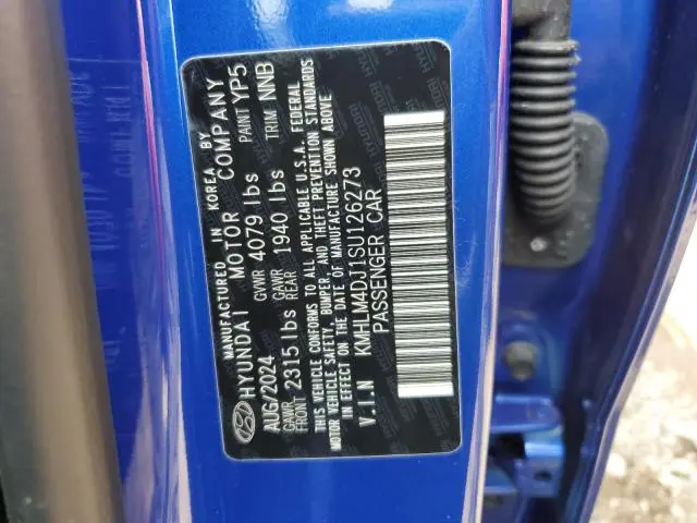 2025 HYUNDAI ELANTRA BLUE  