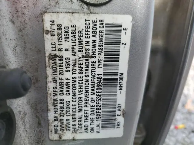 2014 HONDA CIVIC LX