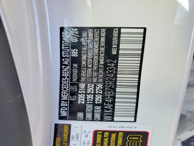 2025 MERCEDES-BENZ C 300 4MATIC  