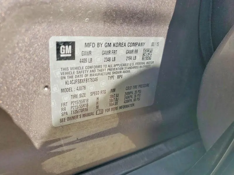 2015 BUICK ENCORE CONVENIENCE  