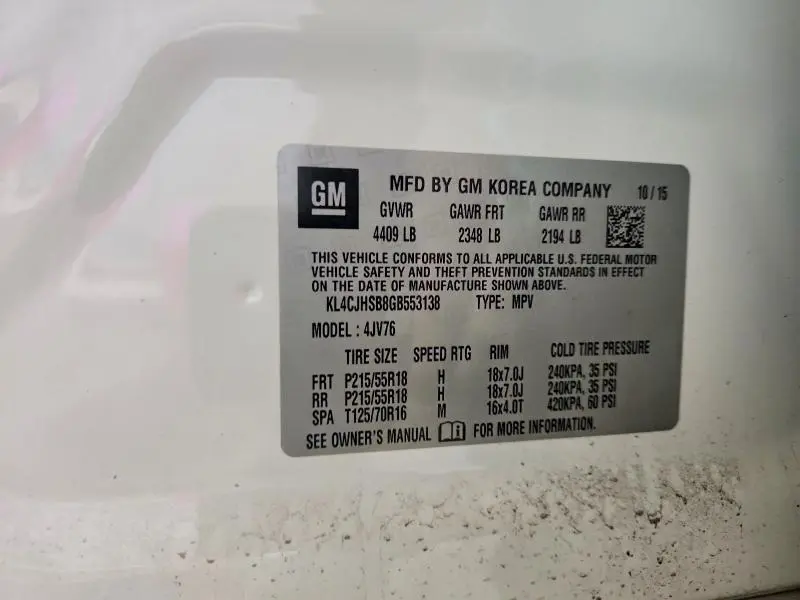 2016 BUICK ENCORE PREMIUM  