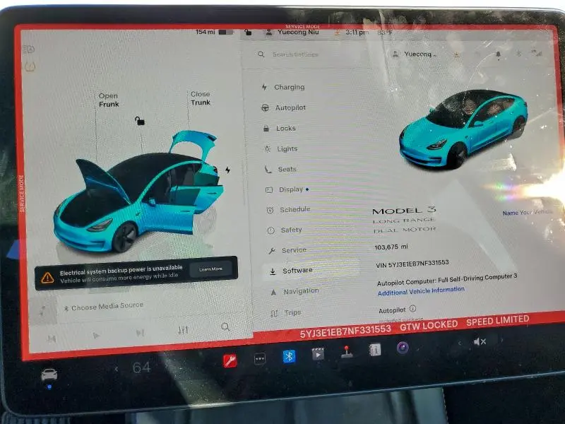 2022 TESLA MODEL 3   