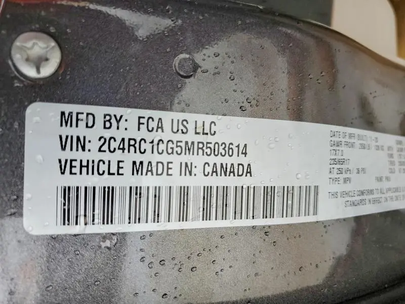 2021 CHRYSLER VOYAGER LX  