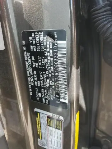 2013 HYUNDAI SANTA FE SPORT   