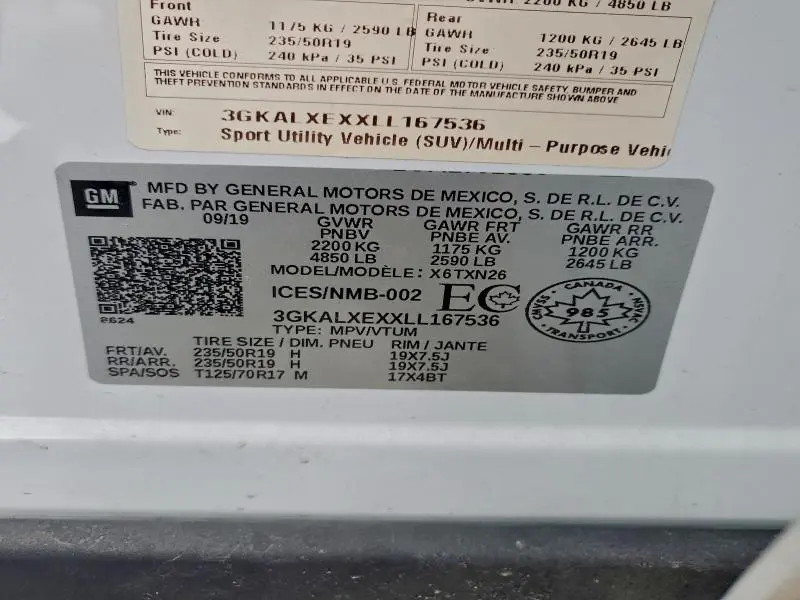 2020 GMC TERRAIN DENALI  